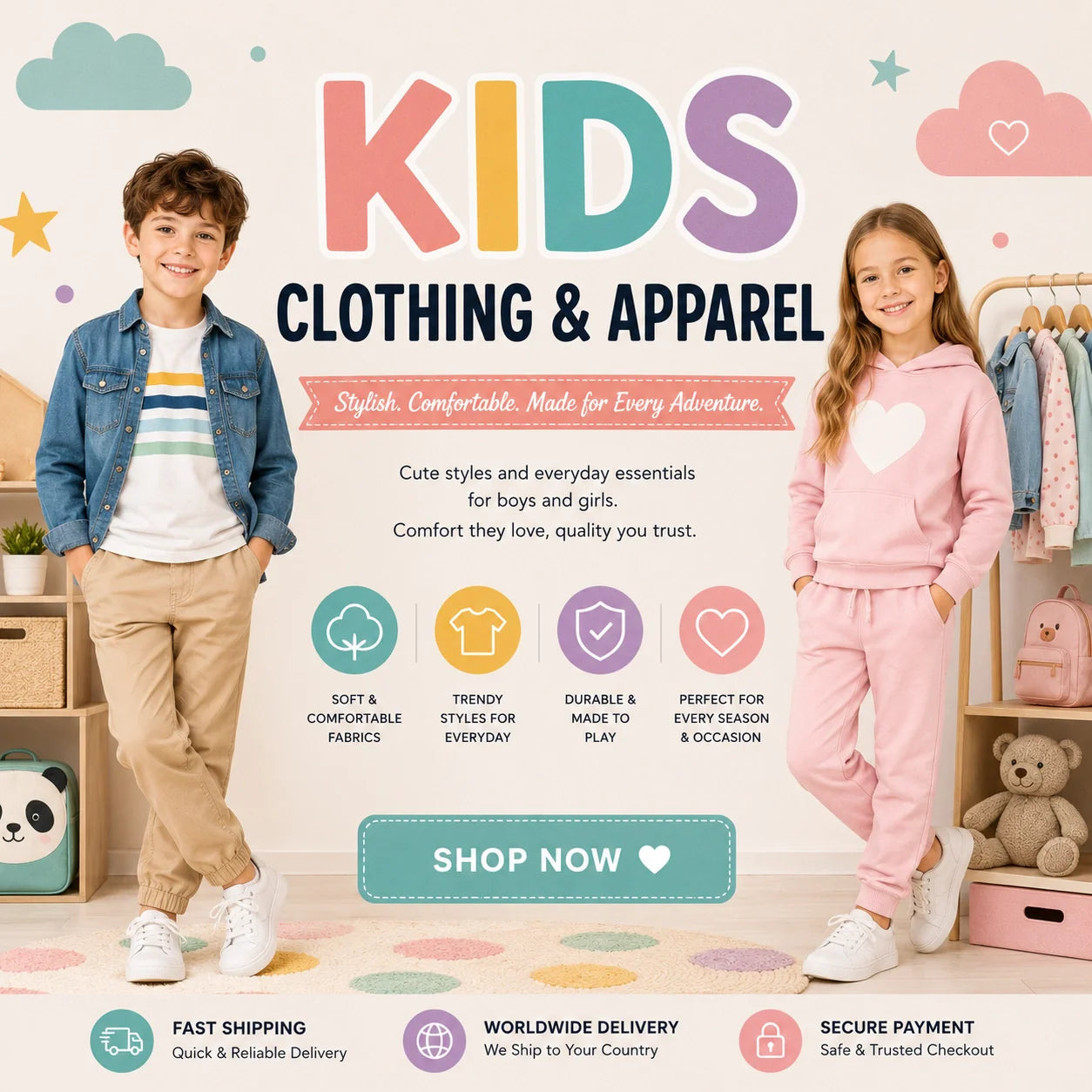 Kids Clothing & Apparel