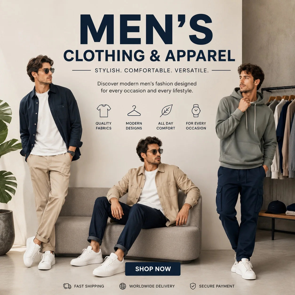 Men’s Clothing & Apparel