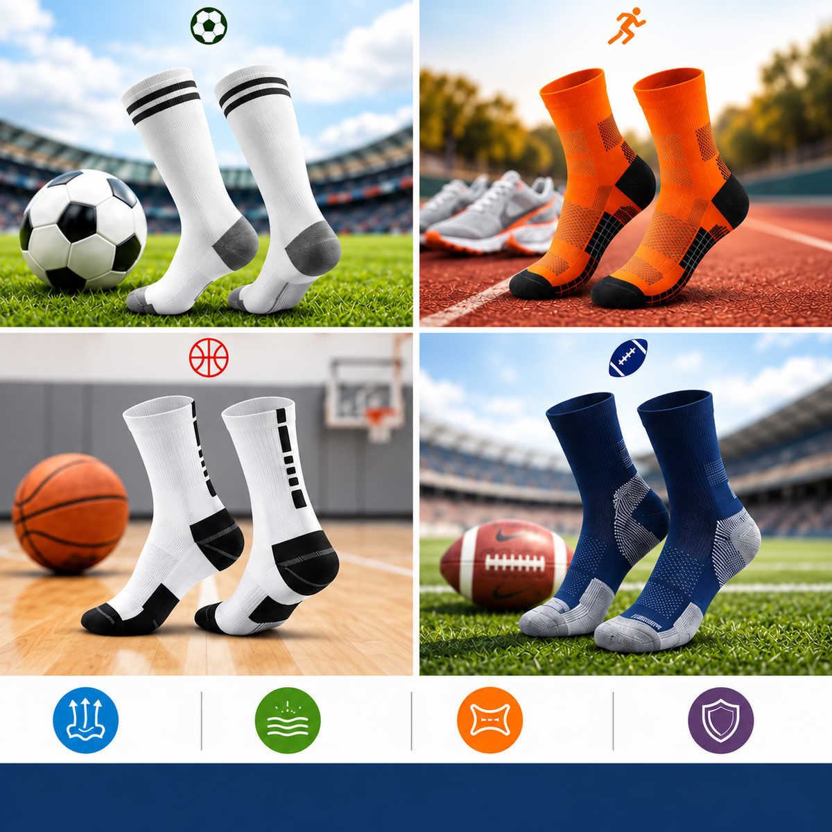 Sports Socks & Athletic Socks