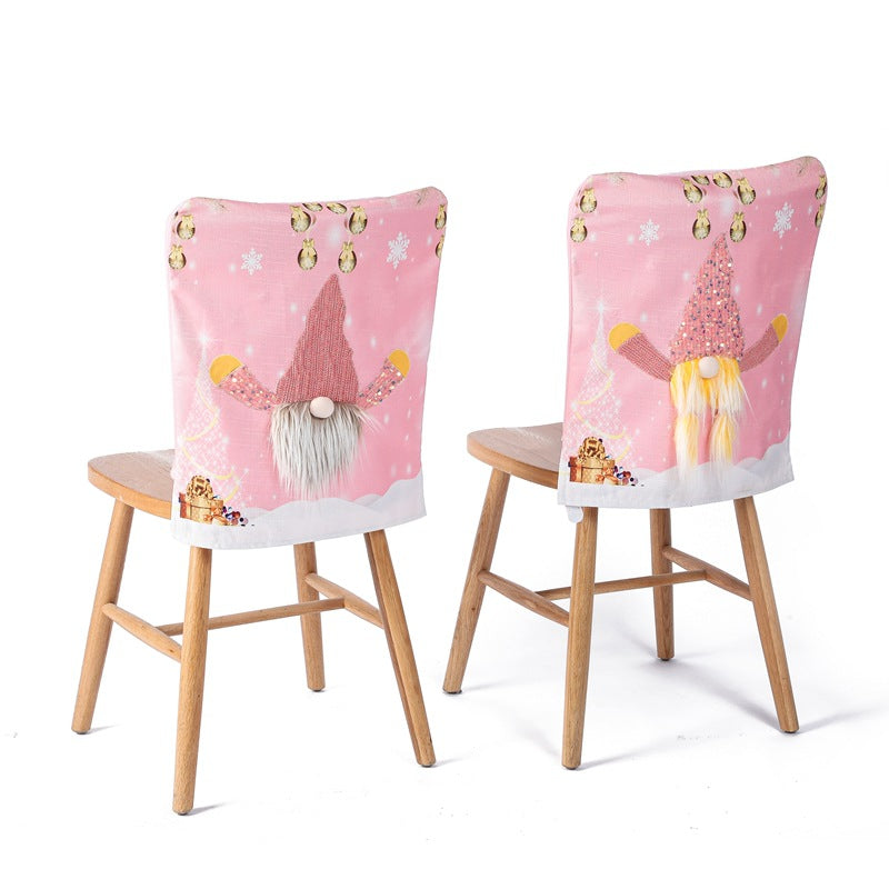 Christmas Decorations Chair Cover | Holiday Gift