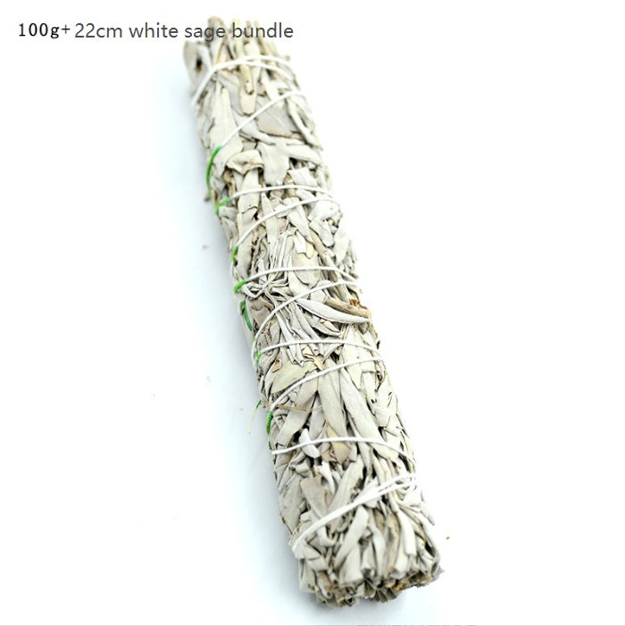 White Sage Smudge Bundle - Large Leaf Space Cleansing Sage Stick