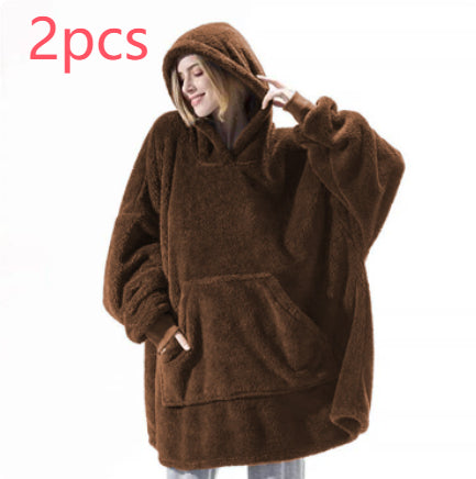 Hoodie Sweatshirt with Big Pocket Tops Sweater Comfortable Loose