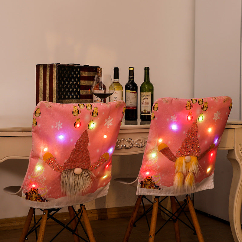 Christmas Decorations Chair Cover | Holiday Gift