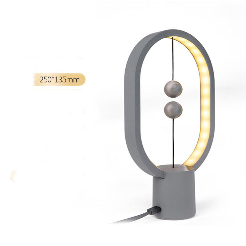 Creative Magnetic Balance LED Lamp - Levitating Switch Night Light Desk Decor