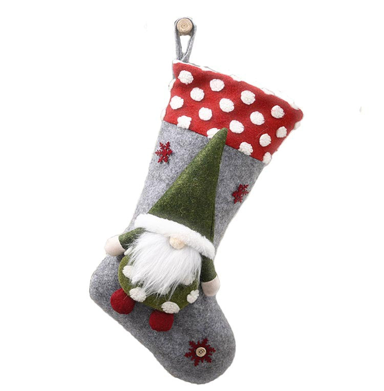 Christmas Decorative Lambswool Three-dimensional Socks | Holiday Gift