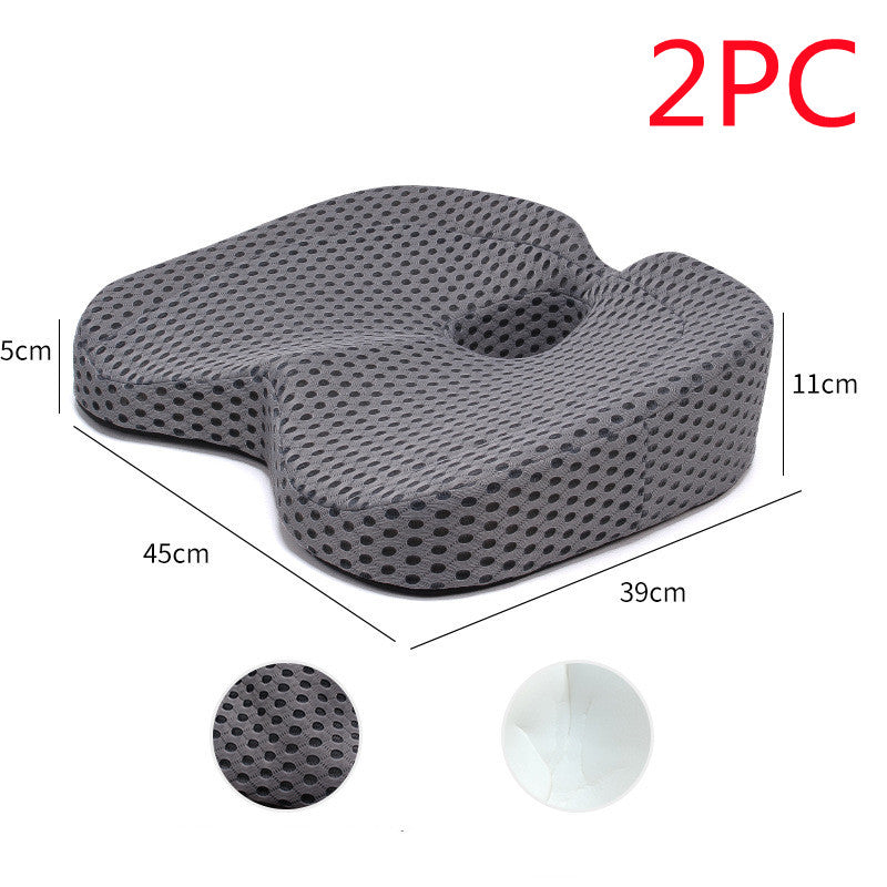 Slow Rebound Memory Foam Car Seat Cushion - Ergonomic Seat Pad
