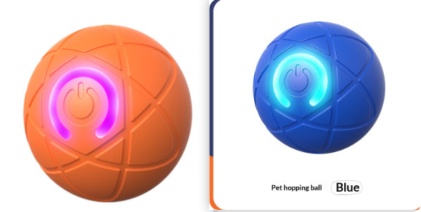 Automatic Jumping Dog Ball - Light-Up Interactive Bouncing Toy for Dogs