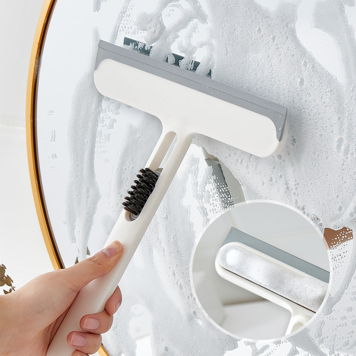 4-in-1 Windshield Cleaning Tool - Car Glass Wiper Brush with Extendable Handle