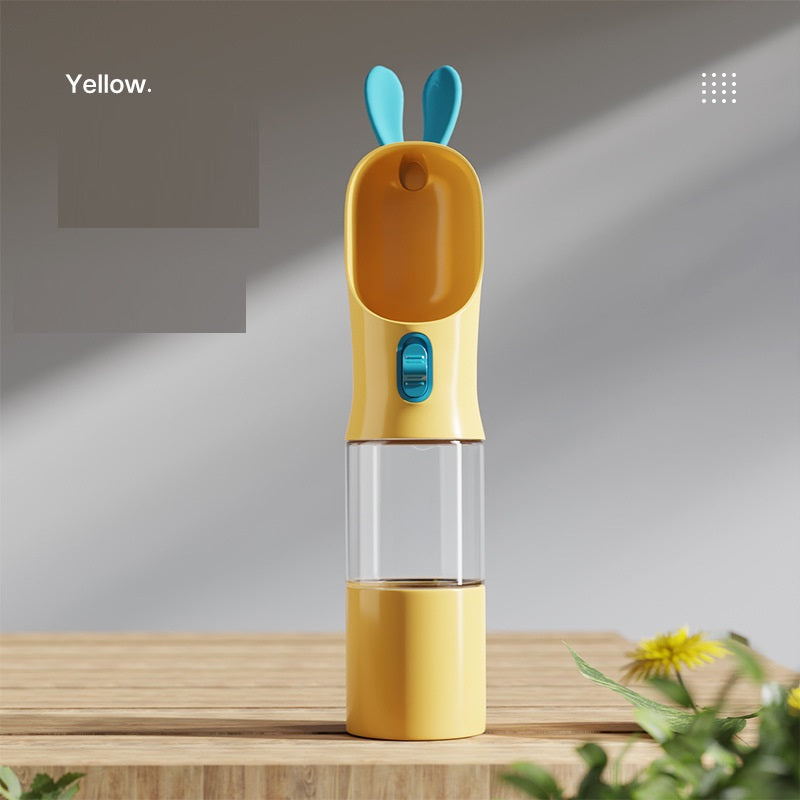 Portable Pet Water & Food Cup 400 ml - Travel Bottle for Dog Walks