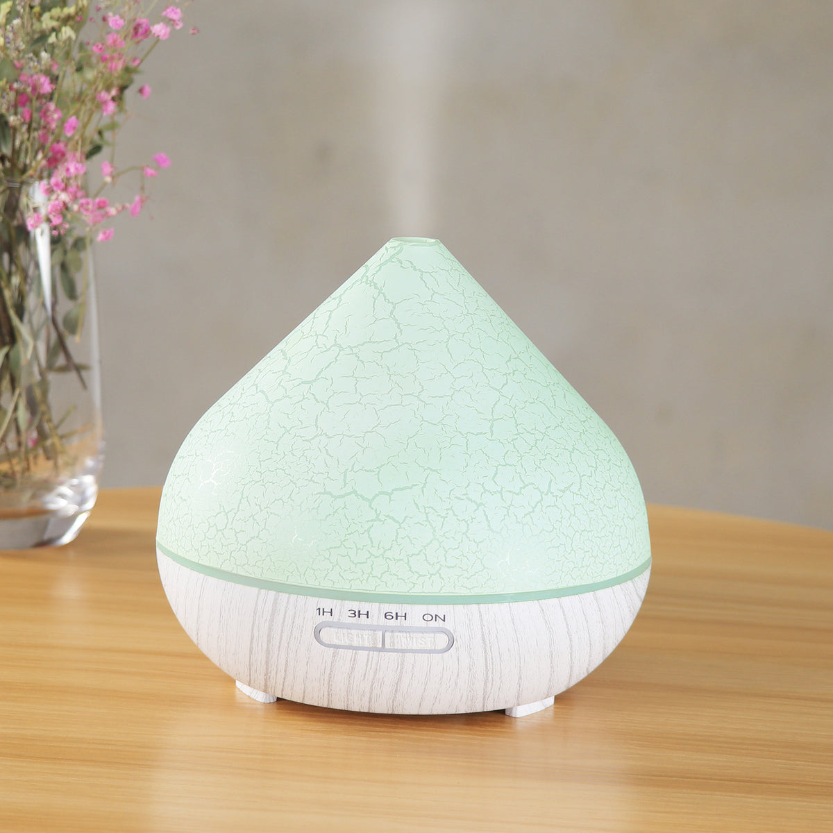 Crackle Volcano Humidifier - Colorful Flame Aroma Diffuser