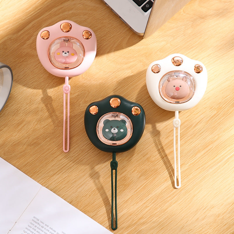 Cute Cat Paw Mini Hand Warmer - USB Rechargeable Portable Pocket Heater for Winter
