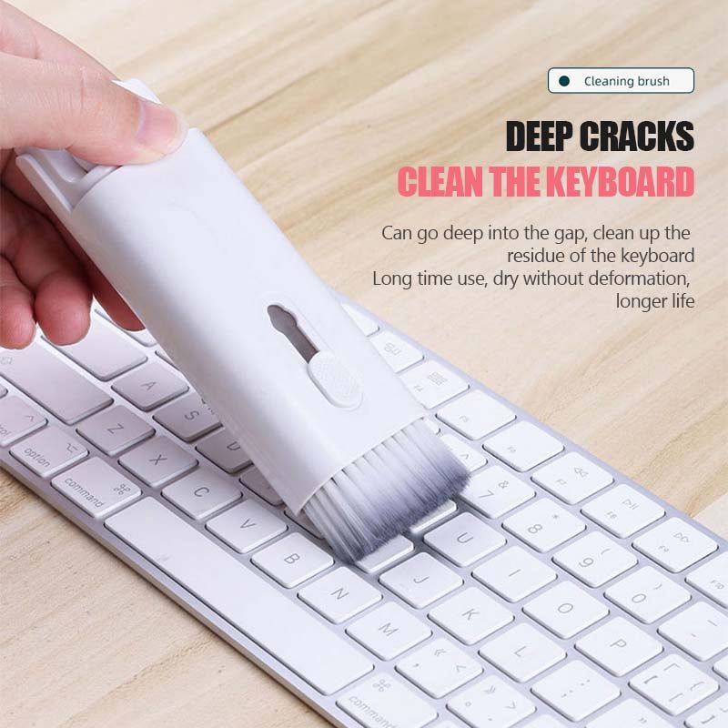 Keyboard and Earbud Cleaning Kit with Retractable Brush