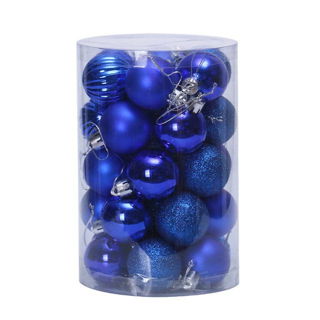 Christmas 34 Ball Set 4cm Ornaments | Xmas Holiday Decor