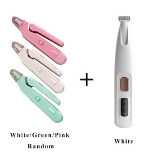 2-in-1 LED Pet Nail Clipper & Grinder - Safe Dog and Cat Nail Trimmer