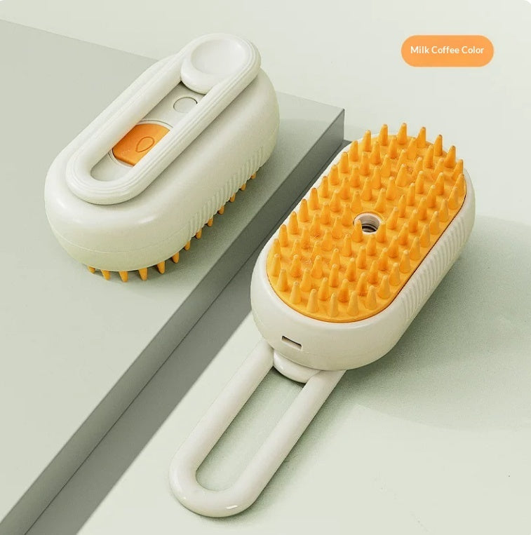 3-in-1 Cat Steam Brush - Electric Spray Massage Comb for Pet Hair Removal