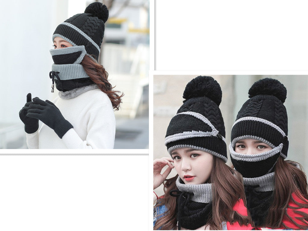 Plus Velvet Thick Bib Mask – Women's Fashion
