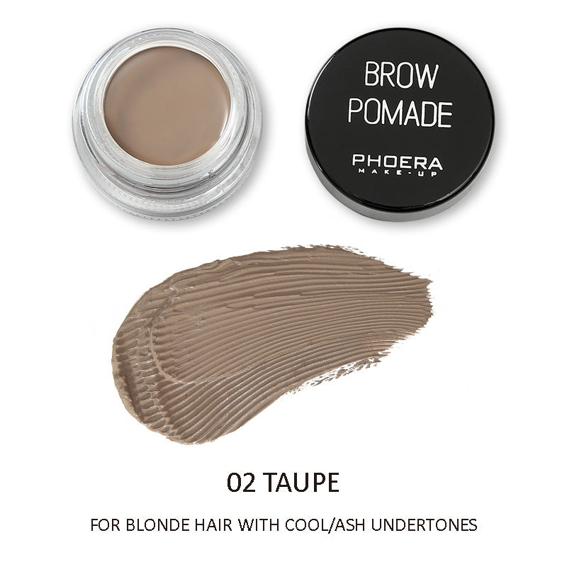 6-Color Eyebrow Cream Palette - Long-Lasting Brow Pomade