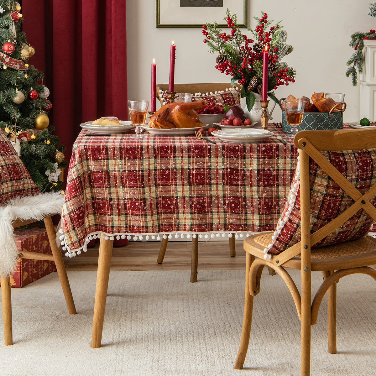 Christmas Lattice Snowflake Holiday Decoration Fashion | Xmas Holiday Decor