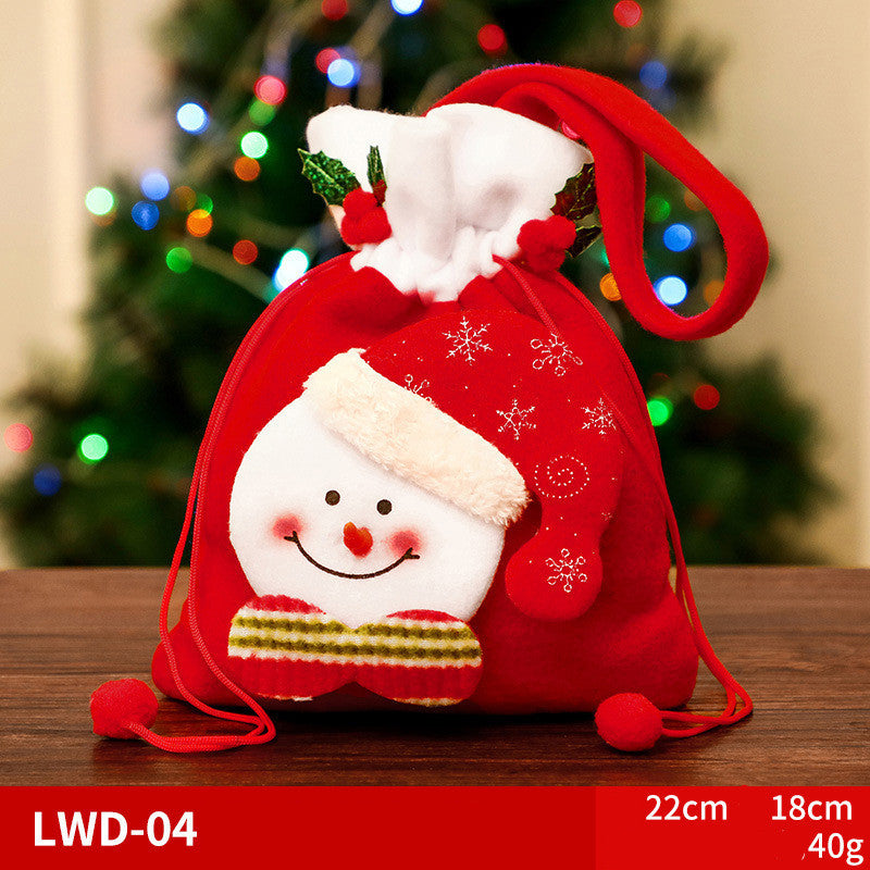Christmas Gift Portable Brushed Bag | Xmas Holiday Decor