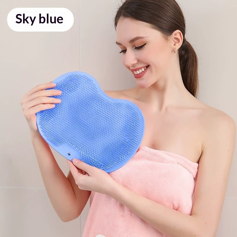 Massage Bath Brush Mat - Non-Slip Shower Foot Scrubber