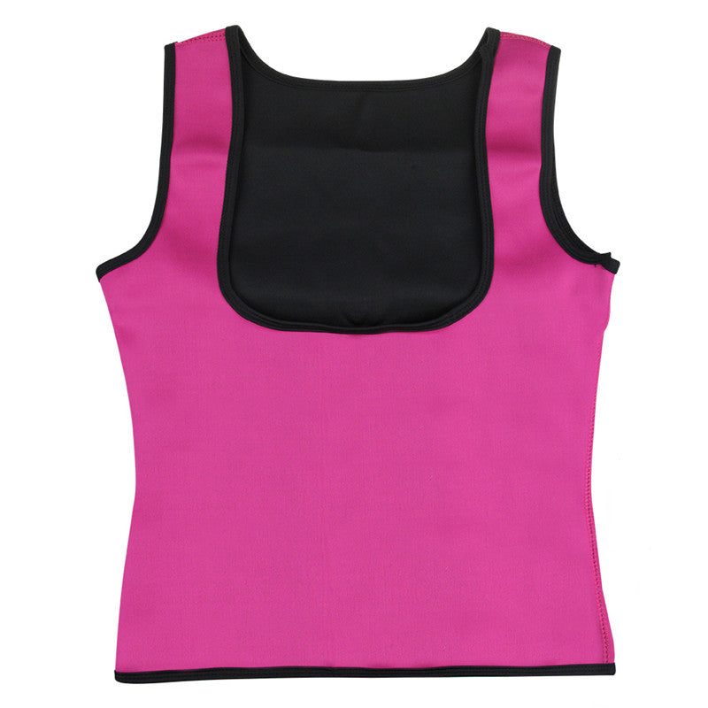 Women Neoprene Shaperwear Waist Traine Push Up Vest Tummy Belly