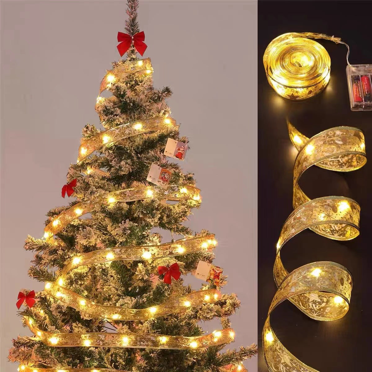 Christmas LED Silk Light Tree Holiday Decorative String | Xmas Holiday Decor
