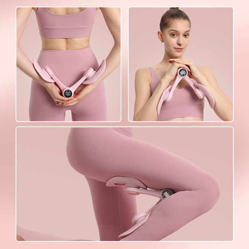 Ergonomic Thigh Master Trainer with Counter - Inner Thigh & Pelvic Floor Exerciser