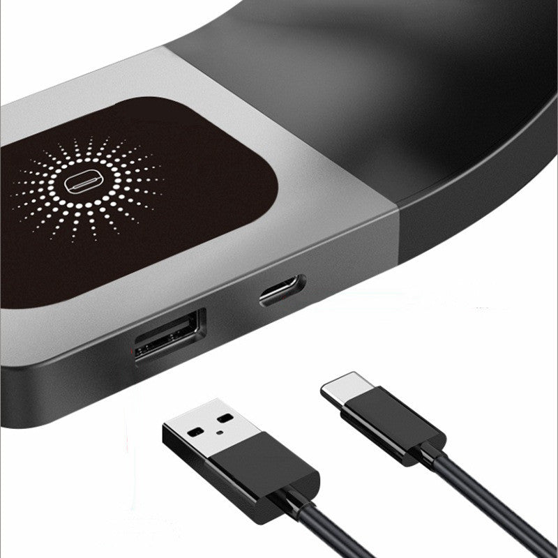 3-in-1 Magnetic Wireless Charging Stand - Phone, Watch & Earbuds