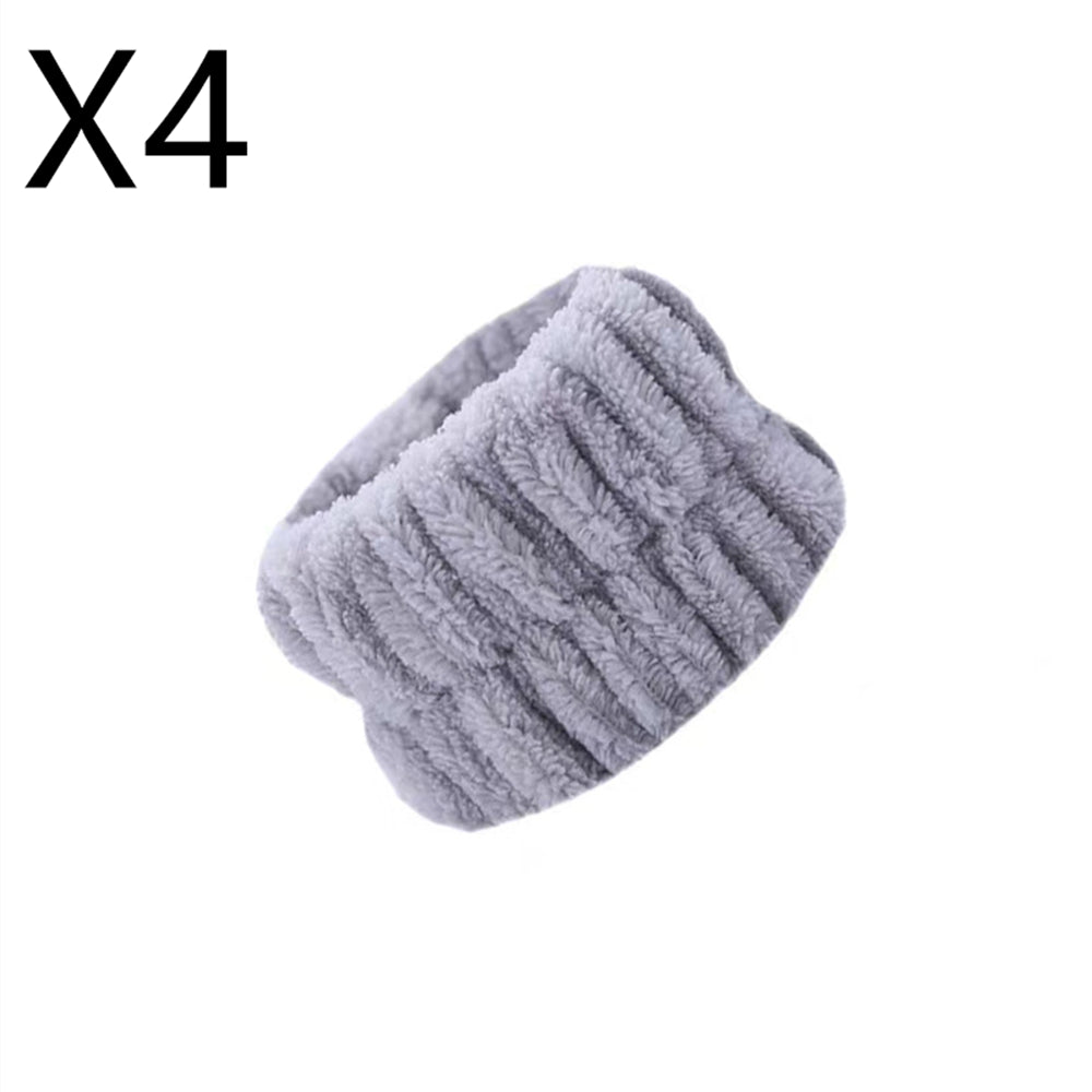 Microfiber Wrist Wash Bands - Absorbent Face Washing Wristbands to Prevent Drips