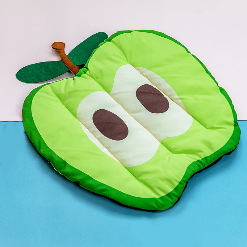 Fruit Design Pet Cooling Mat - Washable Summer Self-Cooling Pad for Dogs & Cats