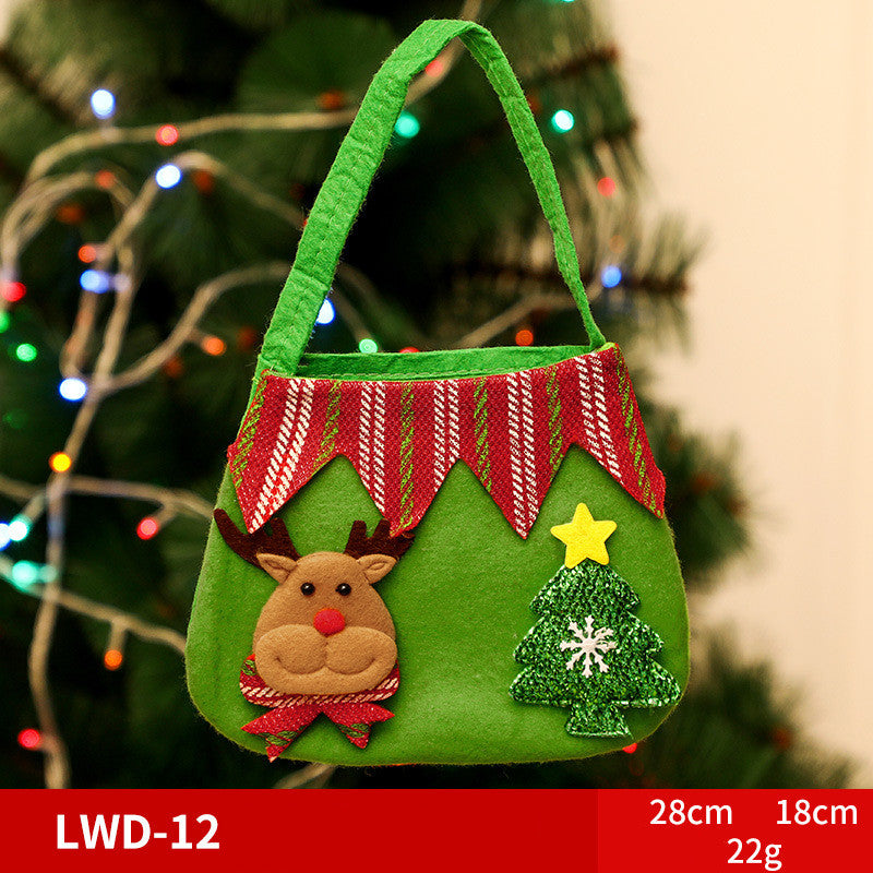 Christmas Gift Portable Brushed Bag | Xmas Holiday Decor