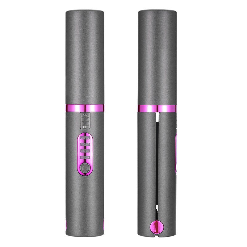 Mini Wireless Travel Hair Straightener - USB Rechargeable Ceramic Flat Iron