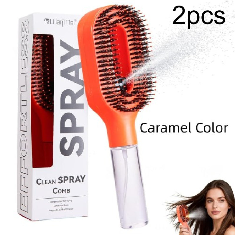 2-in-1 Sprayer Comb - Detangling Scalp Massage Brush