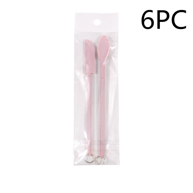 Mini Retractable Silicone Cosmetic Spatula - Beauty Bottle Scraper for Makeup & Skincare