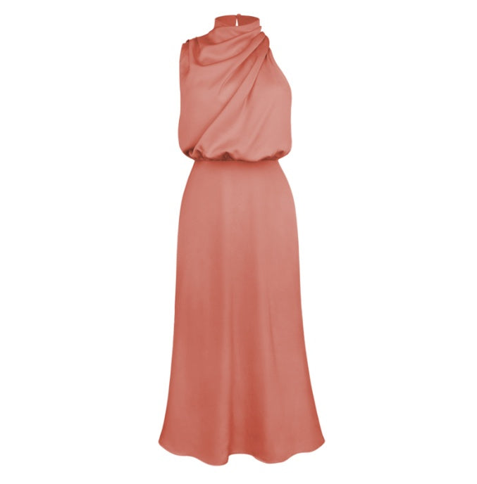 Summer Sleeveless Dress Fashion Elegant Evening Party Club Clothing