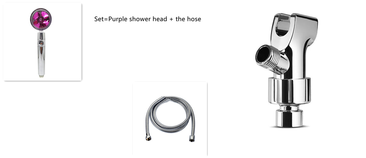 360° Rotating Water Saving Shower Head - High Pressure Rain Spray Nozzle