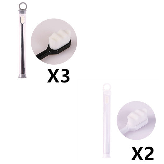 Ultra-Fine Super Soft Bristle Toothbrush - Gentle Gum Care