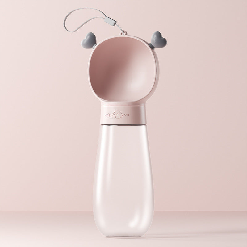 Cloud Dog Water Bottle - Portable Walking Drinker with Wide Bowl