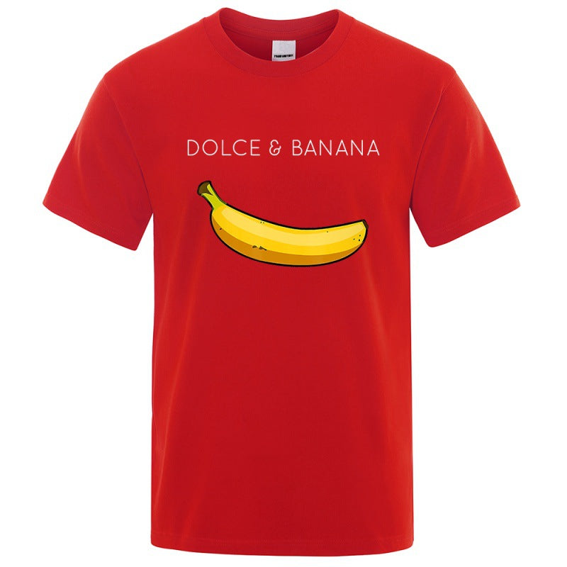 Dolce Banana Fashion Print Men T-Shirts