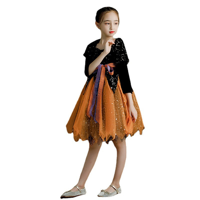 Halloween Children's Clothing Girls Dress