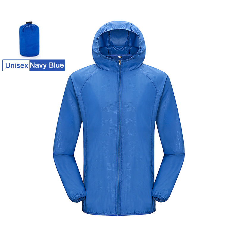 Mens and Women's Skin Windbreaker UV Protection Sunscreen Clothing