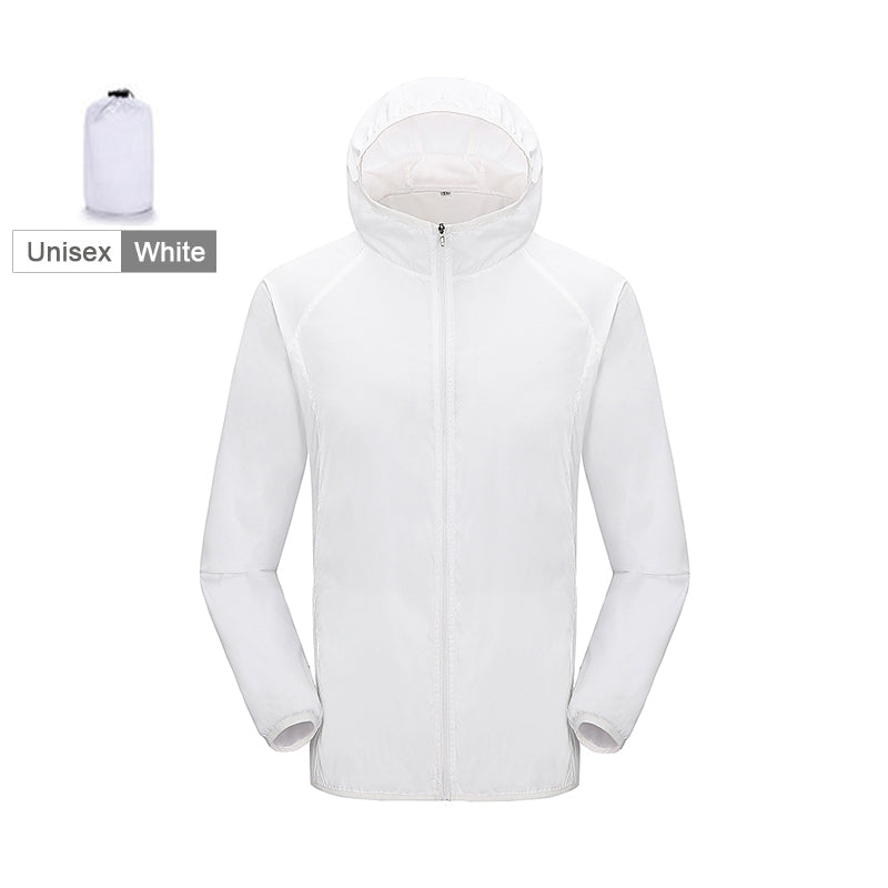 Mens and Women's Skin Windbreaker UV Protection Sunscreen Clothing