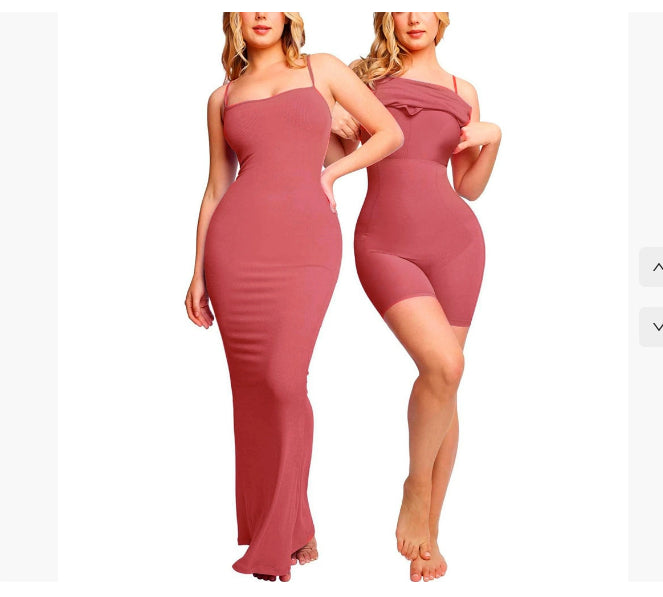Women's Shapewear Dress Jumpsuit Tummy Tuck Lift Corset Open Crotch