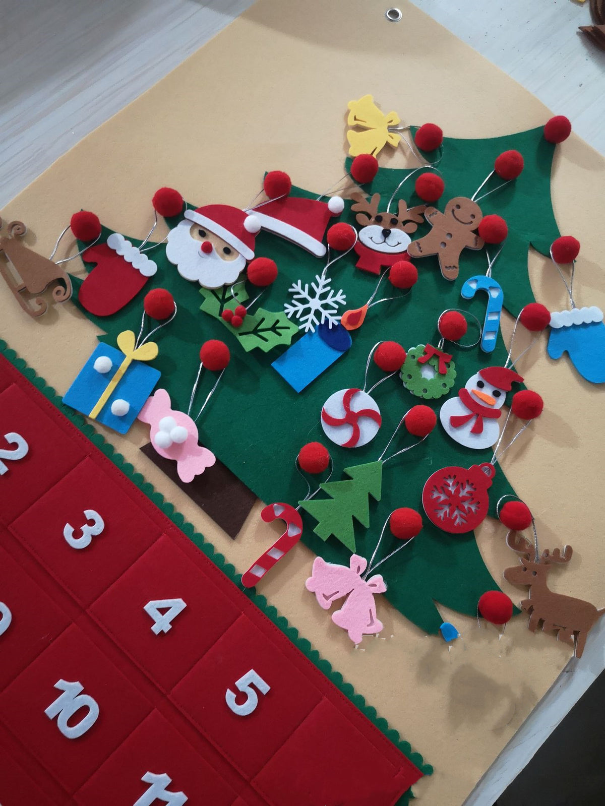 Christmas Creative Felt Tree | Xmas Holiday Decor