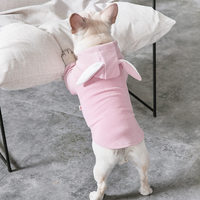 Soft Spring & Autumn Dog Sweater - Comfortable Pet Jumper for Small & Medium Dogs