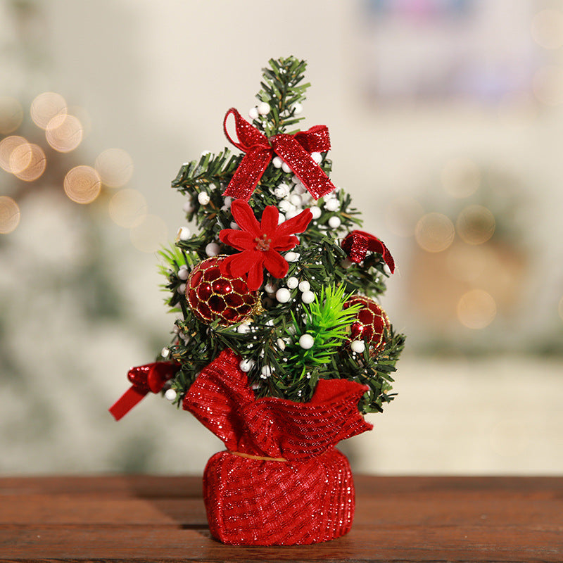 Christmas Mini Tree Desktop Decoration | Xmas Holiday Decor