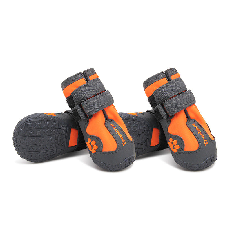 Non-Slip Dog Shoes - Waterproof Wear-Resistant Paw Protectors (Set of 4)