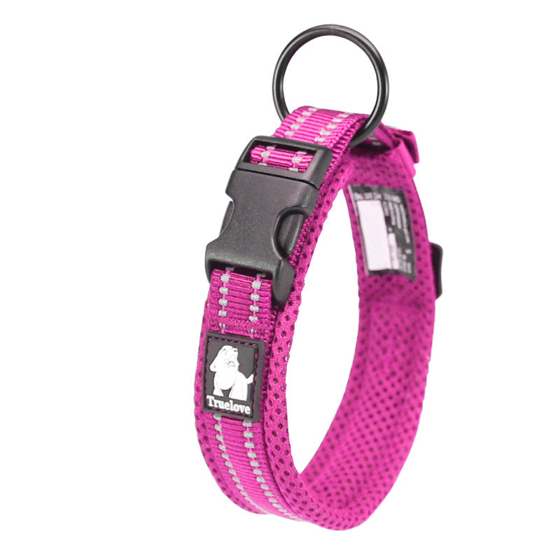 Heavy-Duty Tactical Dog Collar - Nylon Collar with Metal Buckle for Small to Large Dogs