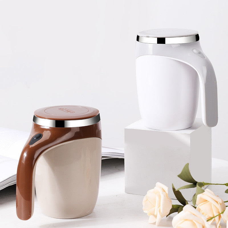 Automatic Self-Stirring Stainless Steel Mug