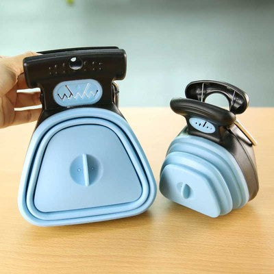 Foldable Travel Pooper Scooper - Portable Dog Poop Scoop with Degradable Bags